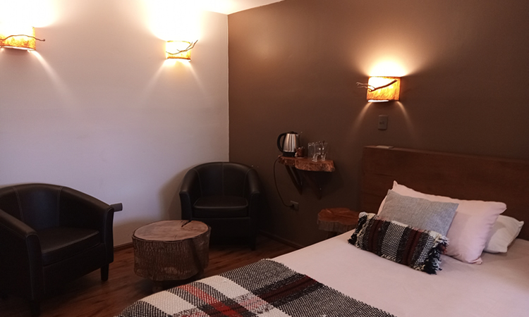 habitación matrimonial del hotel