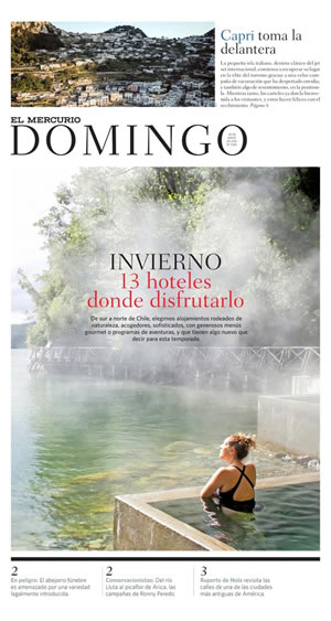 el mercurio habla del Lodge el Taique