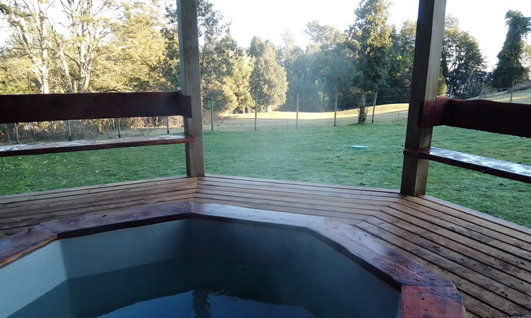 tinaja de agua caliente
